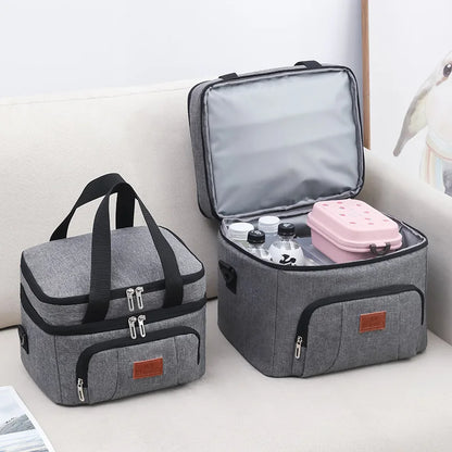 Insulated Lunch Bag Large Capacity Keeps Food Fresh