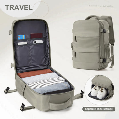 Cabin Travel Backpack 40x30x20 with Laptop Storage