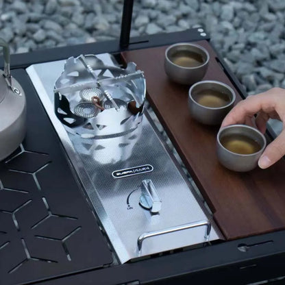 Half Unit IGT Outdoor Stove – Windproof & Portable BBQ