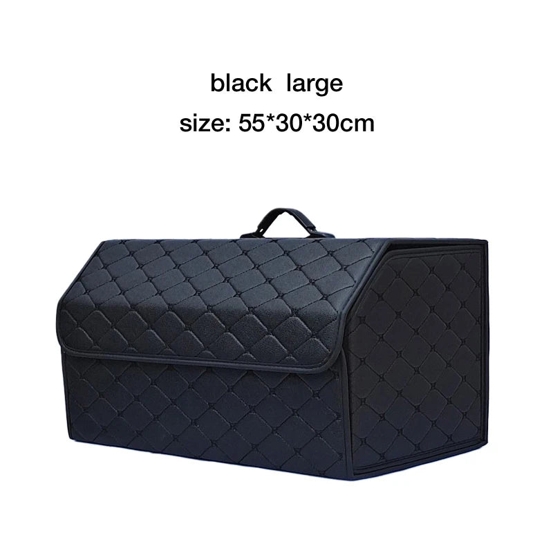 Car Trunk Organizer Box – Foldable Large Capacity Storage