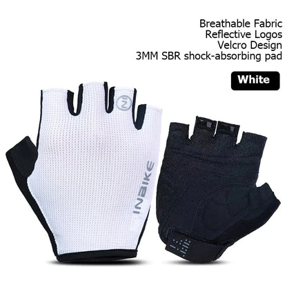 INBIKE Half Finger Cycling Gloves – Shock Absorption & Breathable