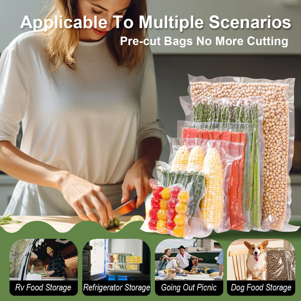 Vacuum Sealer Bags – BPA-Free Food Storage Pack