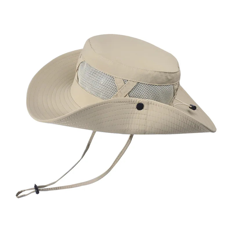 Wide Brim Outdoor Sun Hat – Breathable UV Protection