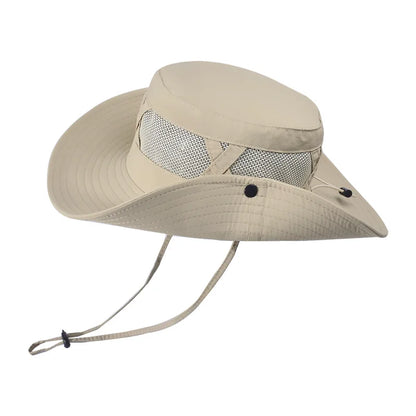 Wide Brim Outdoor Sun Hat – Breathable UV Protection