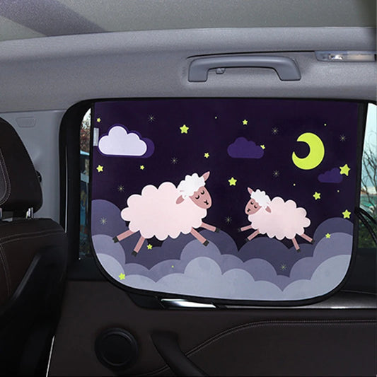 Car Sun Shade Curtain for UV Protection & Baby Comfort