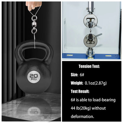Ball Bearing Fishing Swivels – Smooth Twist-Free Rig