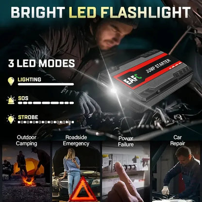 Car Jump Starter Power Bank Emergency Engine Start