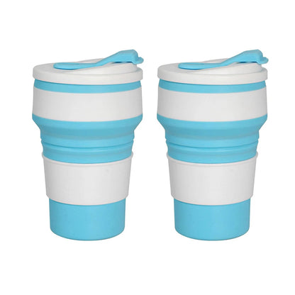 12oz Collapsible Silicone Cups – Portable Travel Mug