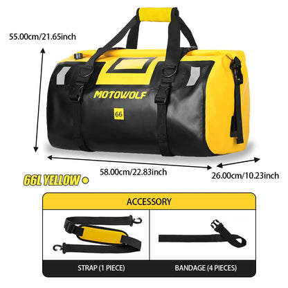 Waterproof Dry Bag for Motorcycle Travel Gear Protection