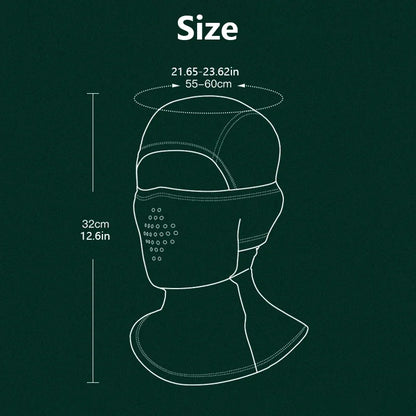 Camouflage Cycling Balaclava for UV & Wind Protection