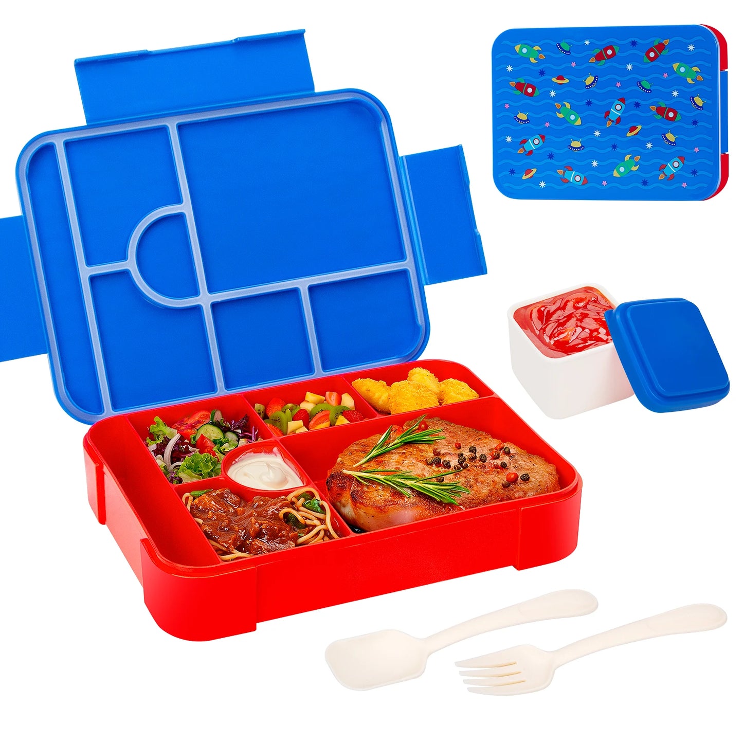 Kids Lunch Box – Leakproof & Microwave Safe Bento Box
