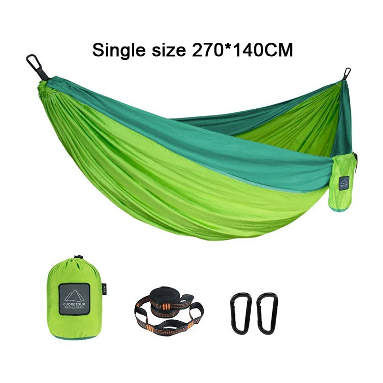 Portable Outdoor Hammock for Camping & Hiking Comfort