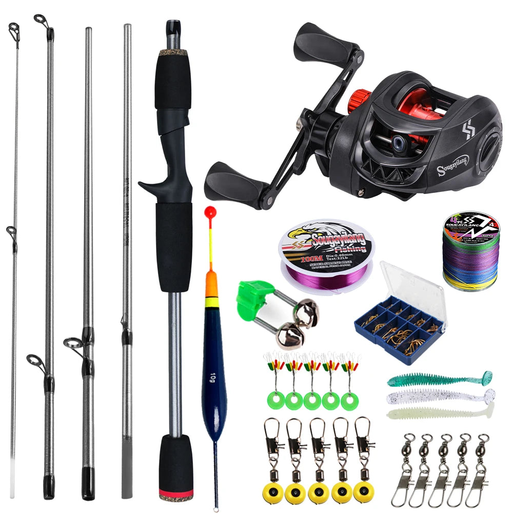 Baitcasting Fishing Rod & Reel Kit – Bass Ready