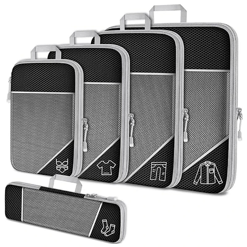 Compression Packing Cubes Set Save Space Travel