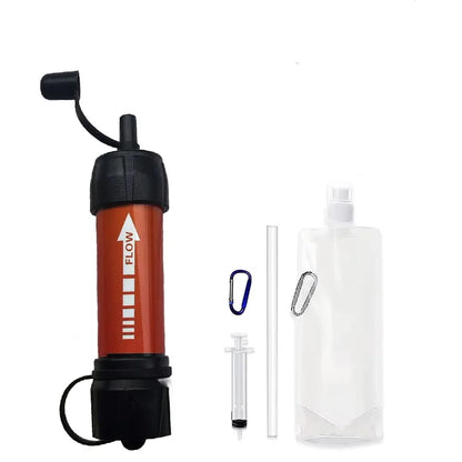 Portable Water Filter for Camping & Emergency Use