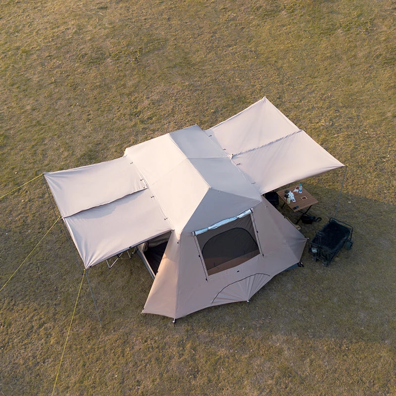Large Camping Tent 3-8 Person Quick Setup Family Shelter