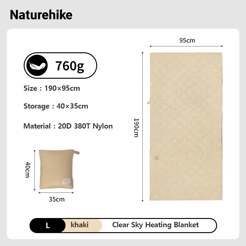 Electric Heated Sleeping Bag Liner Warm & Cozy