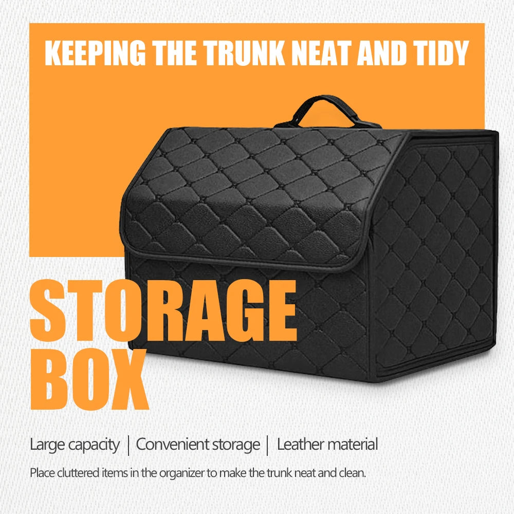 Foldable Car Trunk Organizer for Neat Travel Storage