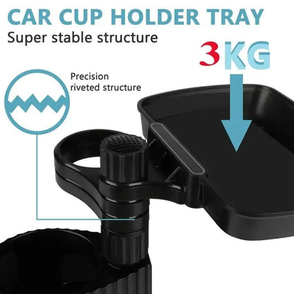 Car Cup Holder Expander Tray – Extra Space & Durable