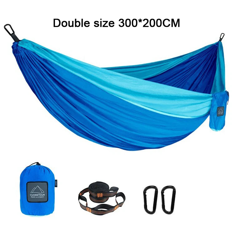 Portable Outdoor Hammock for Camping & Hiking Comfort