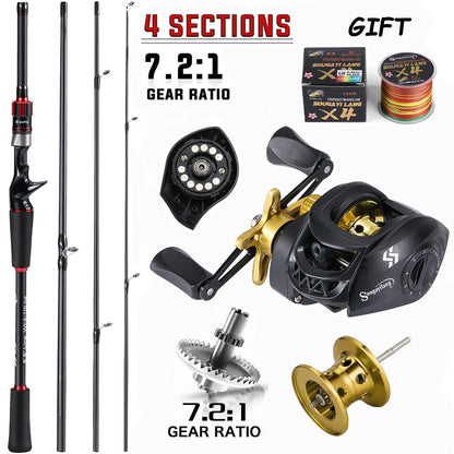 Carbon Fiber Fishing Rod Combo – Lightweight & Powerful