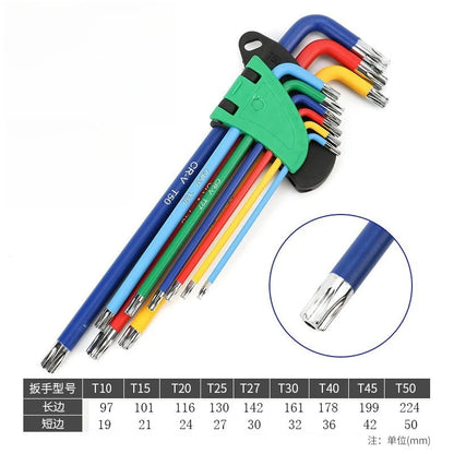Allen Key Set 9PCS Long Arm for Easy Repairs