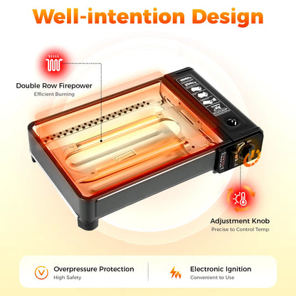 Portable Camping Grill Stove for Easy Outdoor Cooking