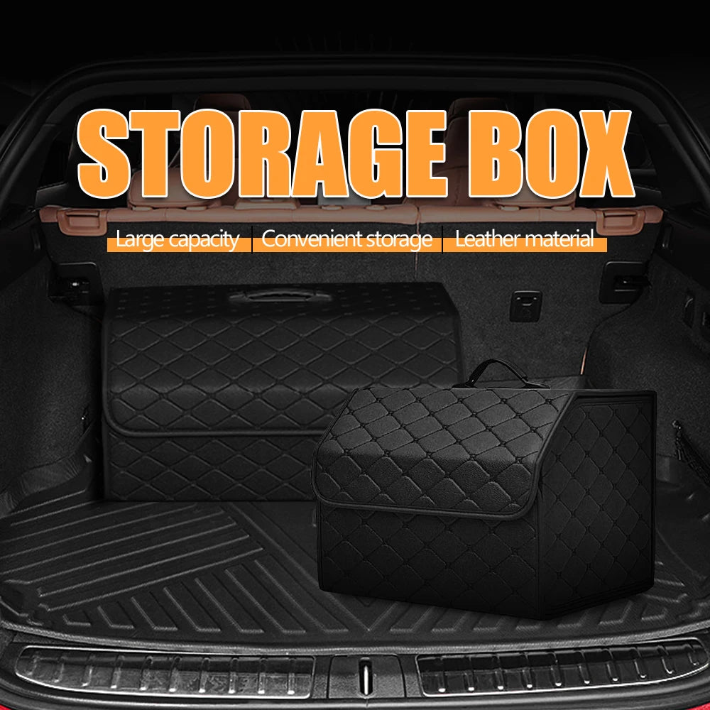 Foldable Car Trunk Organizer for Neat Travel Storage