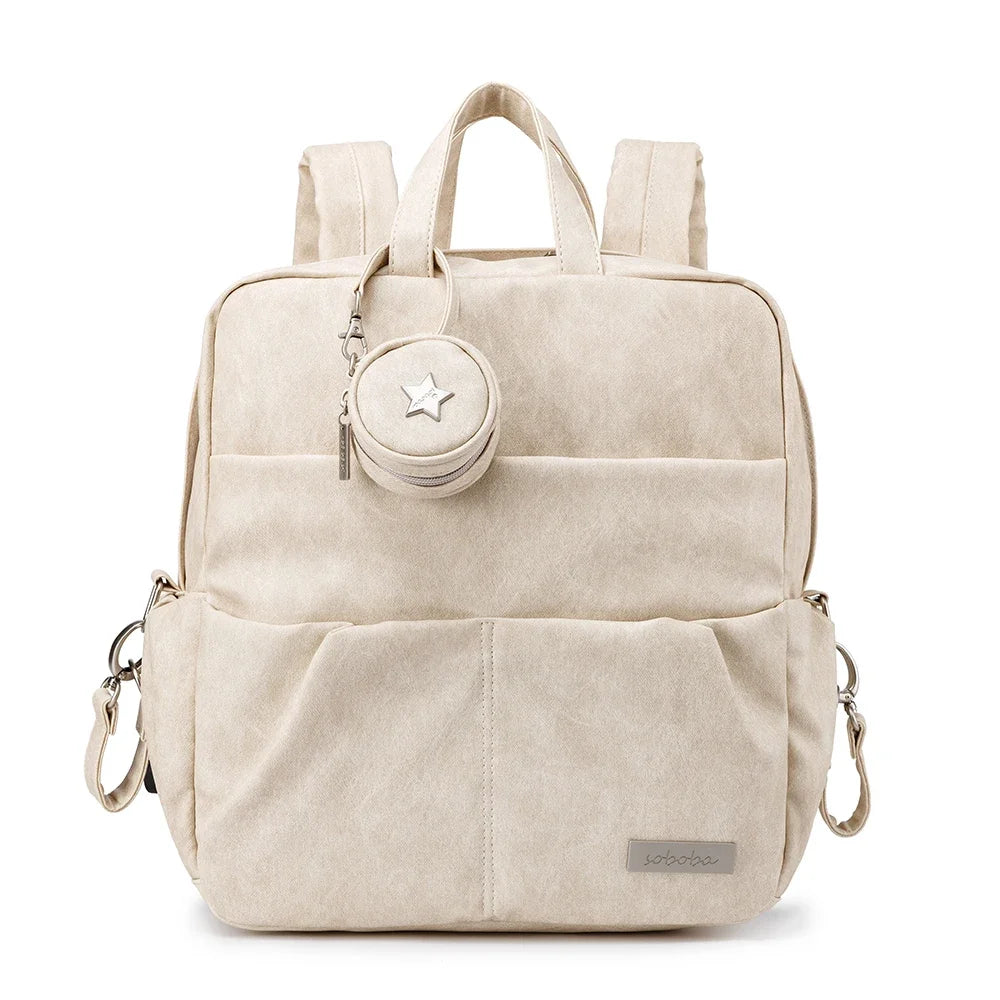 Waterproof Diaper Backpack with Large Capacity Storage