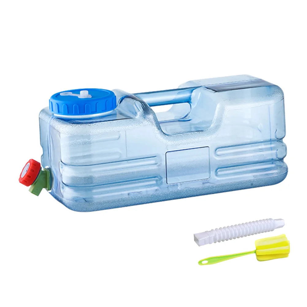 Camping Water Container with Faucet for Easy Storage