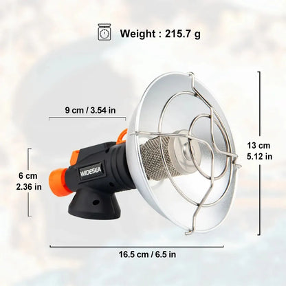 Widesea Portable Camping Heater – Stainless Steel Burner
