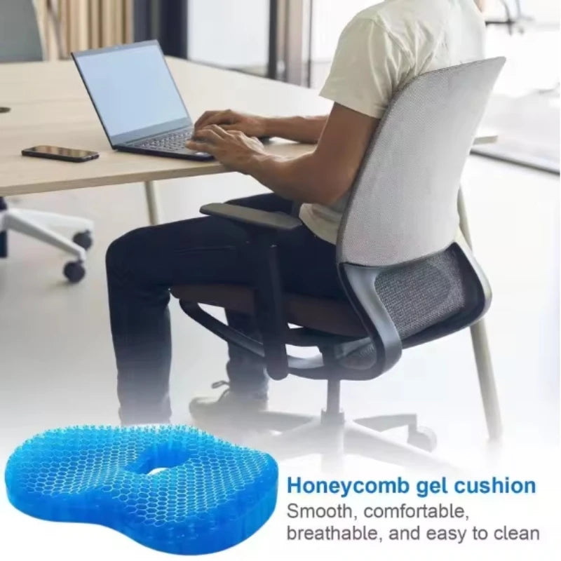 Gel Seat Cushion for Long Sitting Comfort