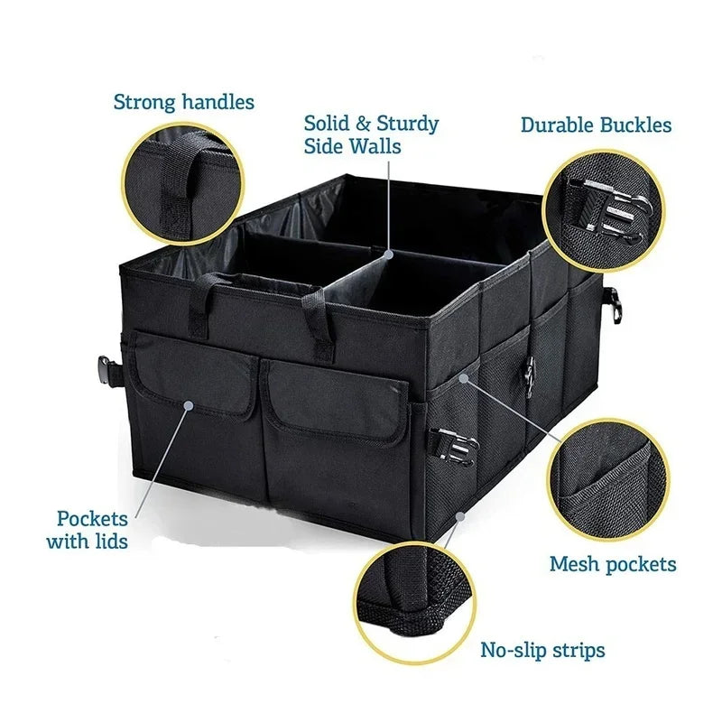 Collapsible Car Trunk Organizer for Easy Gear Storage