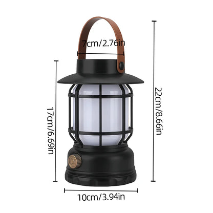 2-in-1 Solar USB Camping Lantern Ultra-Bright LED Light