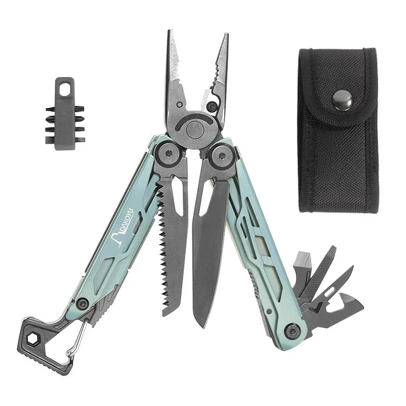 Camping Multitool Pliers with Emergency Whistle