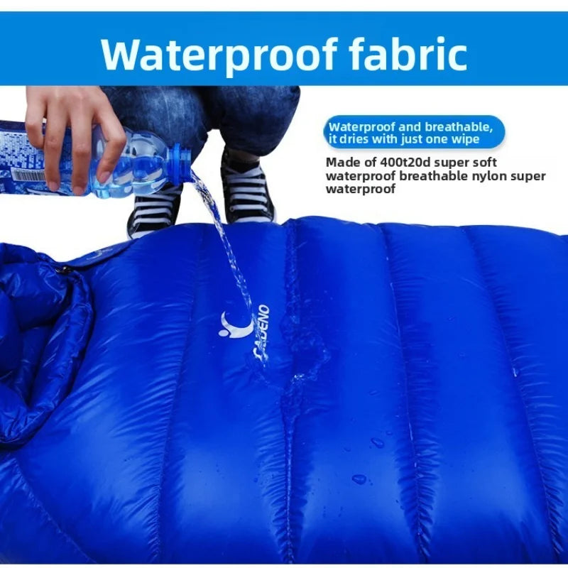 Ultralight Down Sleeping Bag for Winter Camping Warmth