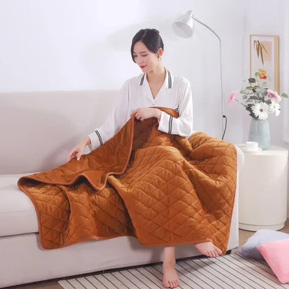 USB Electric Blanket with Fast Heating & Portable Warmth