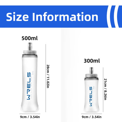 500ml Foldable Sports Water Bottle – Lightweight & Portable