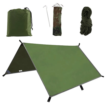 3x3m Waterproof Sun Shelter – Beach & Camping Shade
