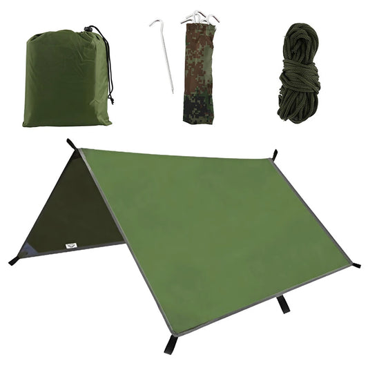 3x3m Waterproof Sun Shelter – Beach & Camping Shade
