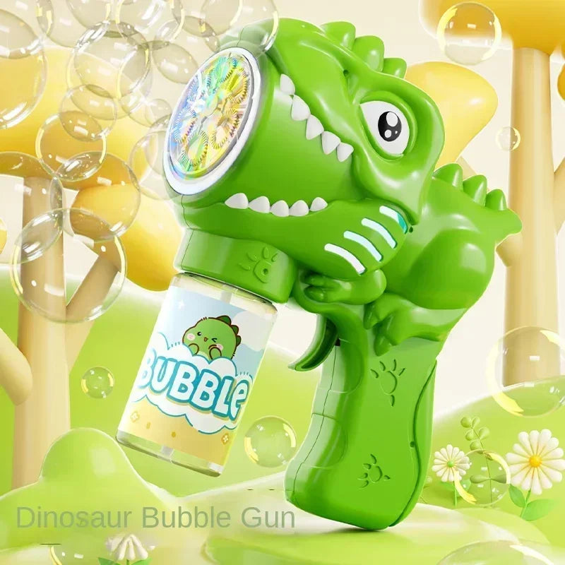 Dinosaur Bubble Gun Toy – Automatic Outdoor Fun