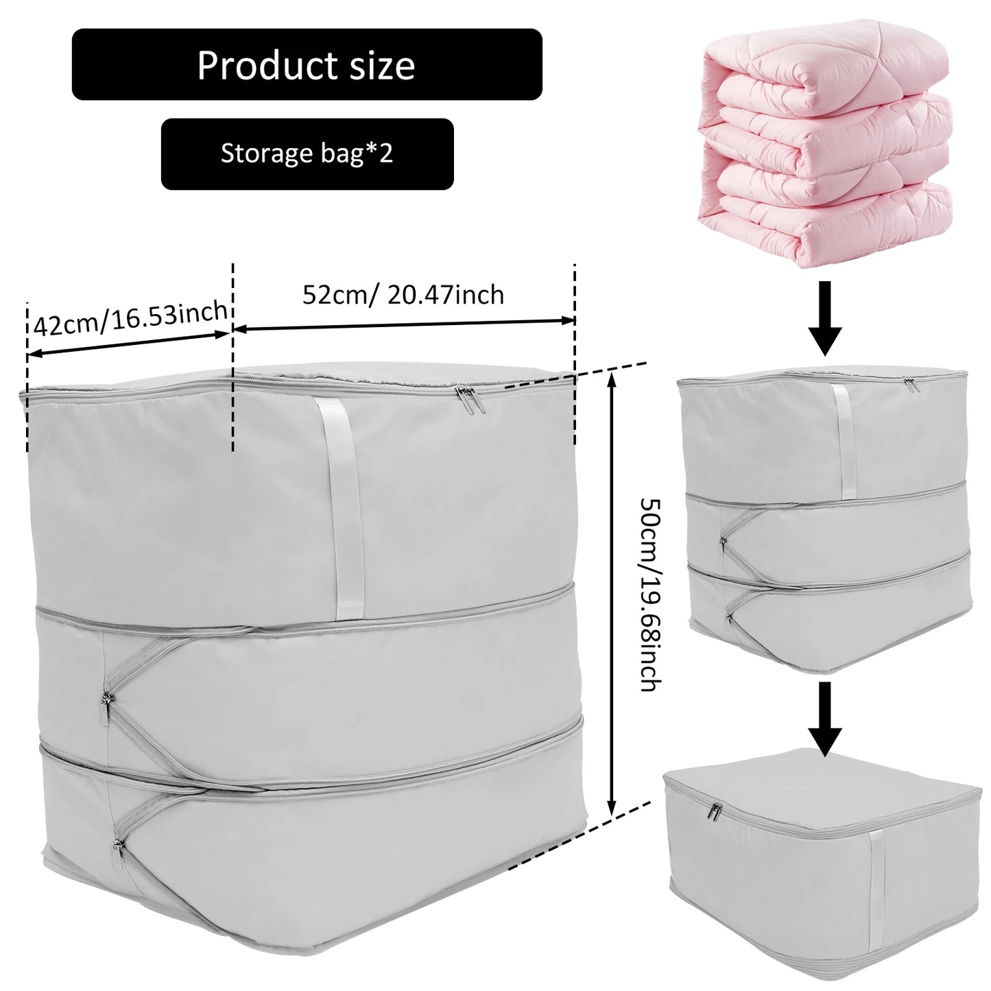 Self Compression Storage Bags Save Space Organizer