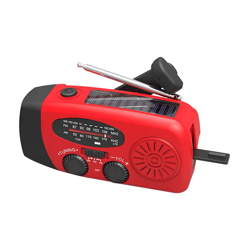 Solar Hand Crank Camping Light with AM/FM Radio & USB