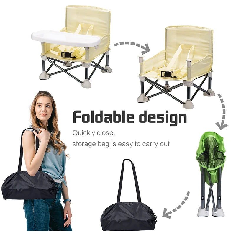 Baby Foldable Dining Chair – Portable & Comfortable Seat