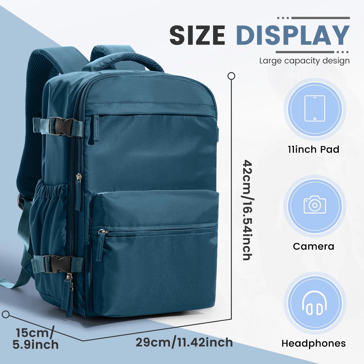 Vacuum Compression Backpack Carry-On Save Space Travel