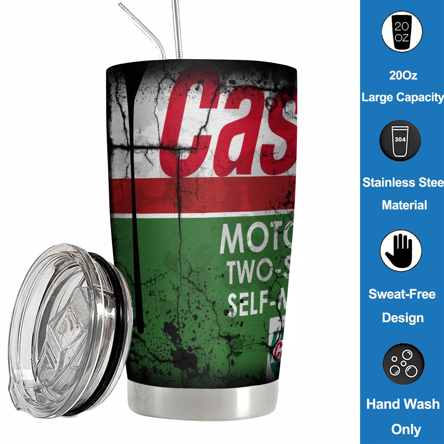 20Oz Stainless Steel Vacuum Tumbler – Insulated & Reusable