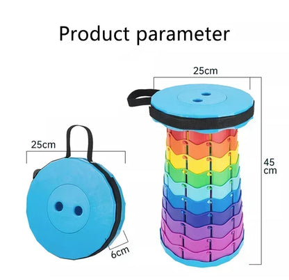 Portable Collapsible Camping Stool for Easy Outdoor Seating