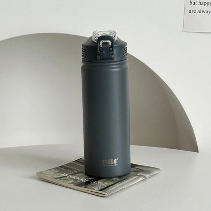 TYESO Stainless Steel Thermos Water Bottle – Keeps Drinks Hot & Cold