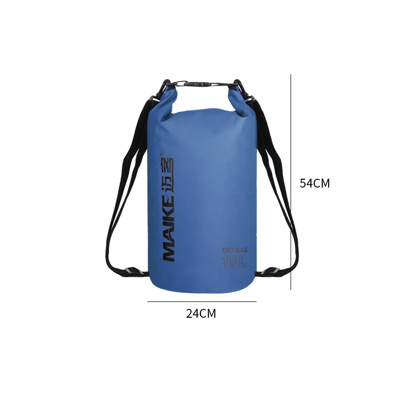 Waterproof Dry Bag – 5L/10L/15L Outdoor Backpack