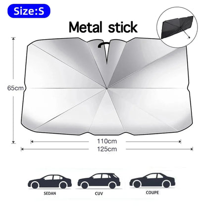 Foldable Car Windshield Sunshade – UV & Heat Block